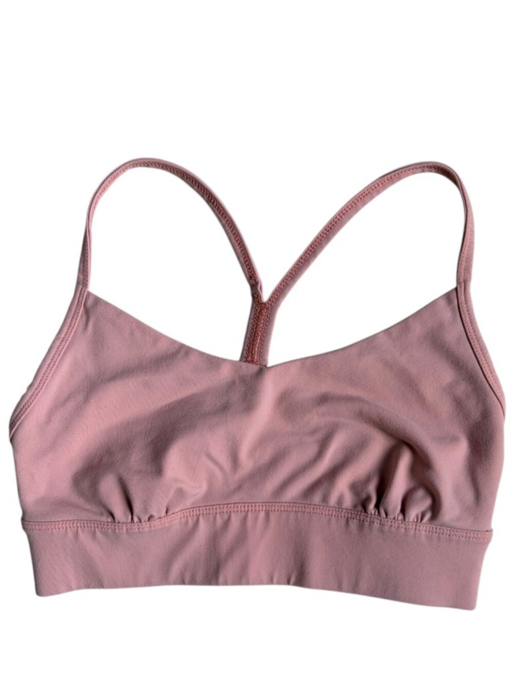 ASKYA Racerback Sports Bra (Salmon Pink) - XS